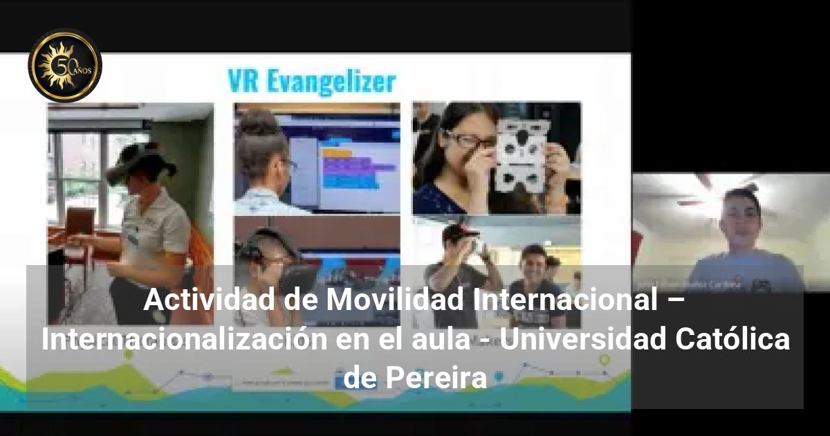 Actividad de Movilidad Internacional - Internacionalización en el aula ...