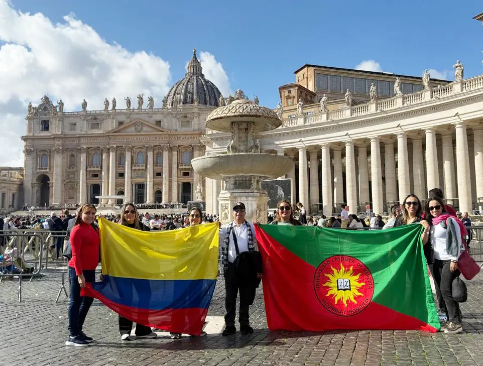Universidad Católica de Pereira participa en el Jubileo del Mundo Educativo en Roma, Italia