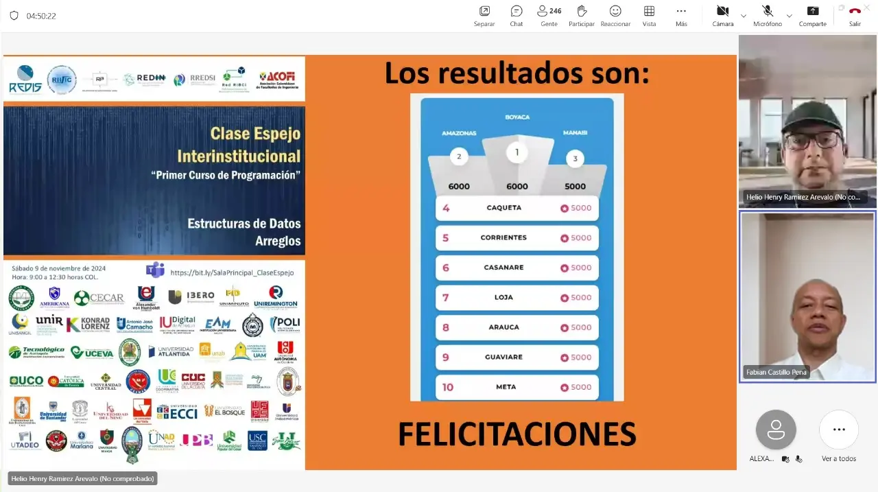 IST y TDS participan en clase espejo interinstitucional e internacional 2025-2