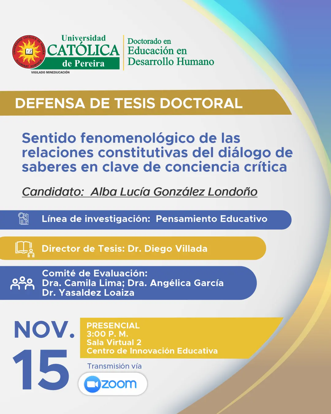 DEFENSA DE TESIS DOCTORAL