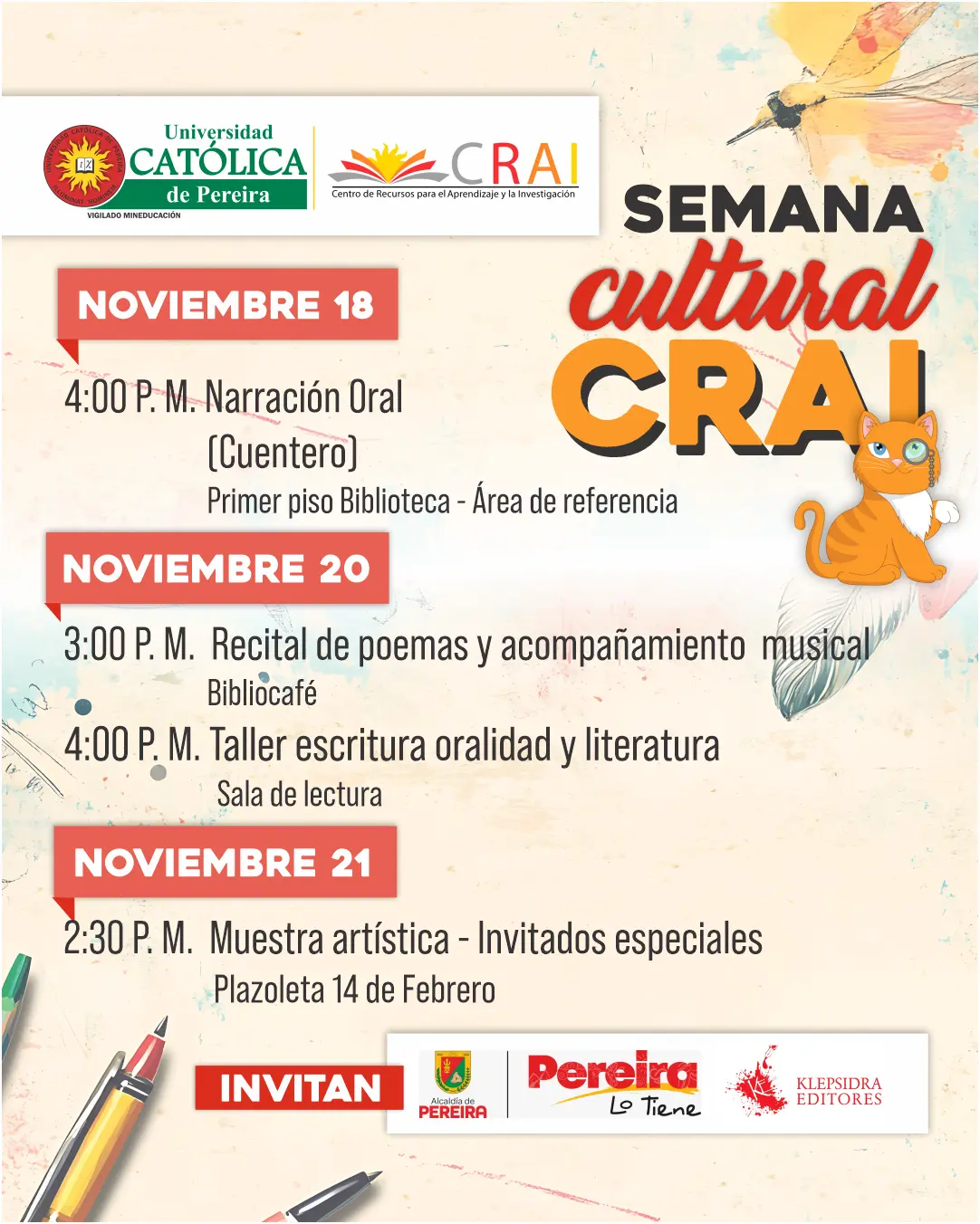 SEMANA CULTURAL CRAI
