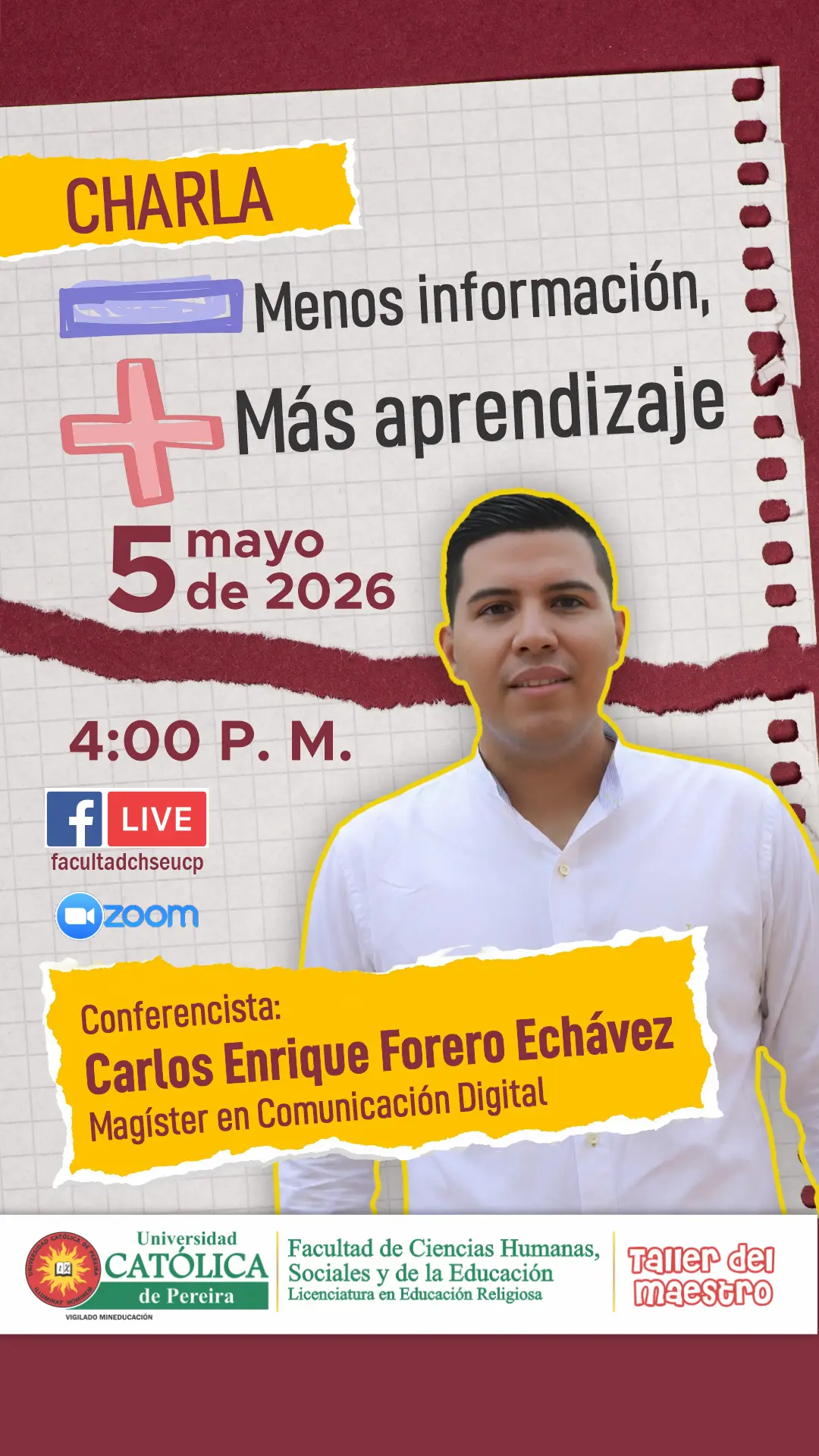 – Menos información, + Más aprendizaje