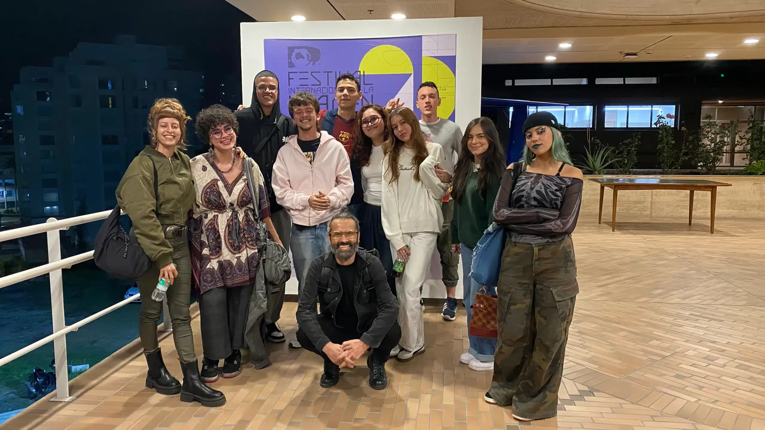Estudiantes de Diseño Audiovisual participaron en el 25.º Festival Internacional de la Imagen