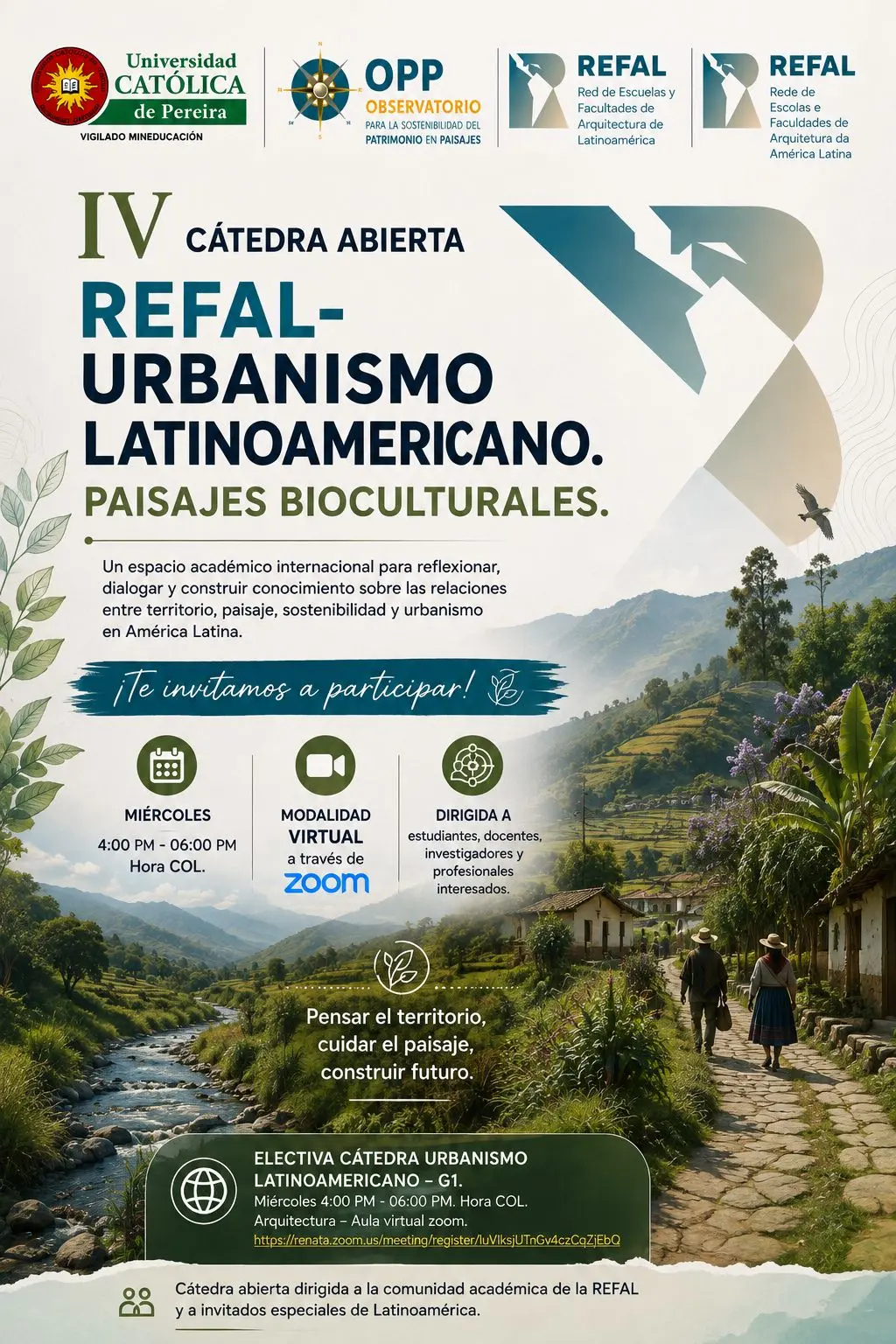 IV CÁTEDRA ABIERTA- URBANISMO LATINOAMERICANO